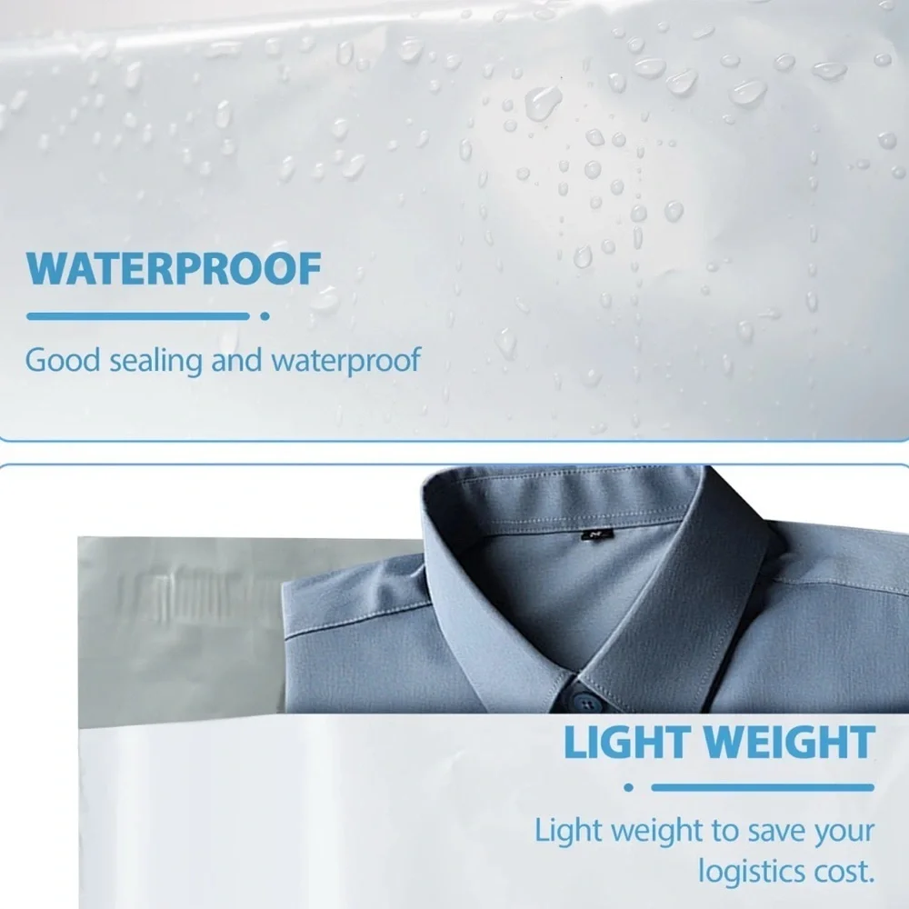 Poly mailers bundle Of 100 Units 6x9” Material: PE (Polyethylene)